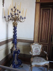 LouisXV chair & candle stand
