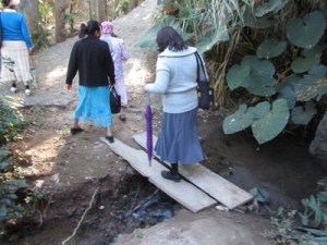 "Wooden bridge" Tetipac, Mexico