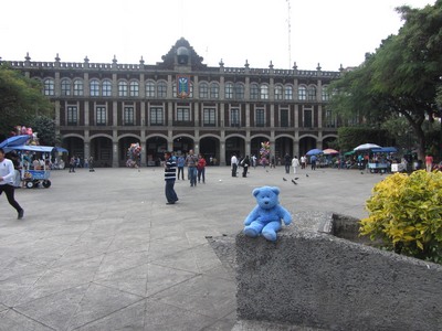 Zocolo facing municipal building, Cuernavaca, Mexico
