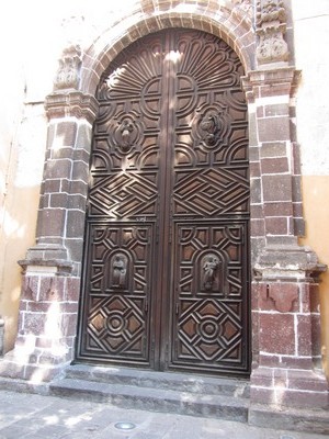 Old door, San Miguel de Allende, Mexico