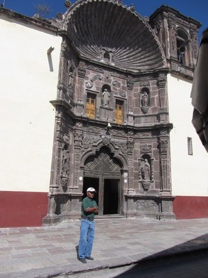 Intricate doorway (monk's quarters), San Miguel de Allende, Mexico