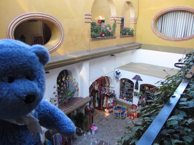 Courtyard with shops, San Miguel de Allende, Mexico