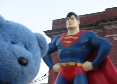 Superman & Blue Bear, Metropolis, IL