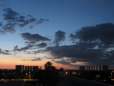Sunrise over Cocoa Beach, Florida