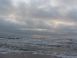 Stormy sunrise, St. Augustine Beach, Florida