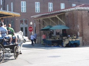 Basket vendor, Olde Market, Charleston, South Carolina