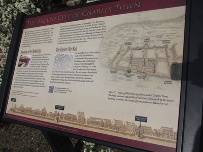 Interpretive sign, Charleston, South Carolina