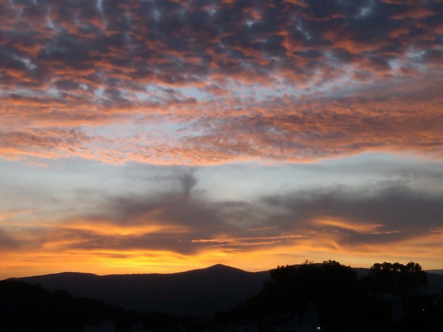 Sunrise over Taxco, Mexico