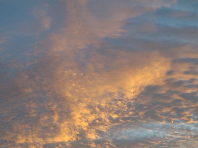 Clouds at sunrise, Taco, Mexico