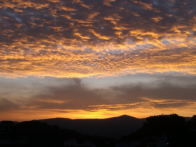 Sunrise over Taxco, Mexico