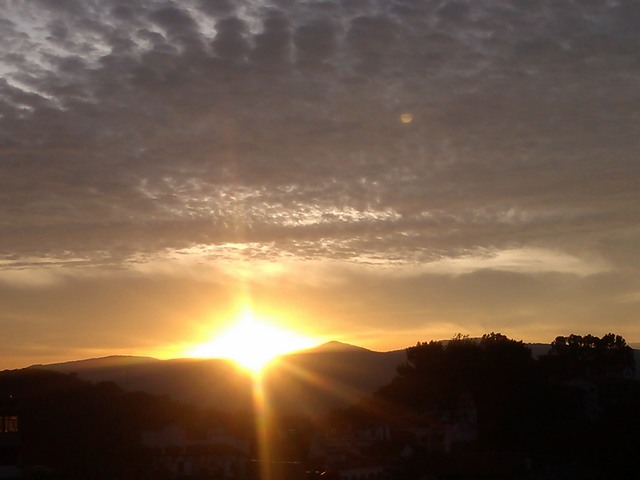 Sunrise over Taxco, Mexico