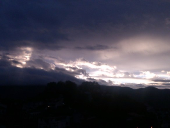 Clouds over Taxco, Mexico