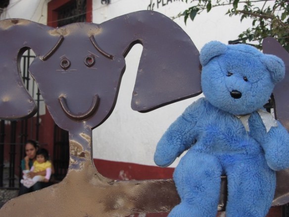 Blue Bear & Friend, Taxco, Mexico