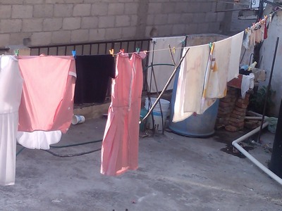 Laundry drying, Taxco de Alarcon, Mexico