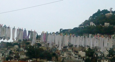 Socks on the line, Taxco de Alarcon, Mexico