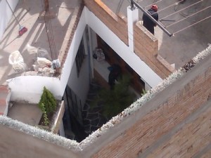 Wall with broken glass on top, Taxco, Mexico