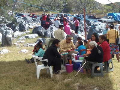 Picnic lunch, Teloloapan, Mexico
