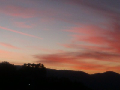 Sunrise over Taxco de Alarcon, Mexico