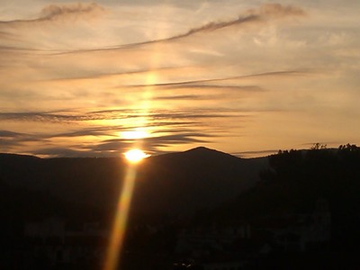 Sunrise over Taxco de Alarcon, Mexico