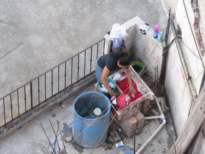 Doing laundry in Mexico