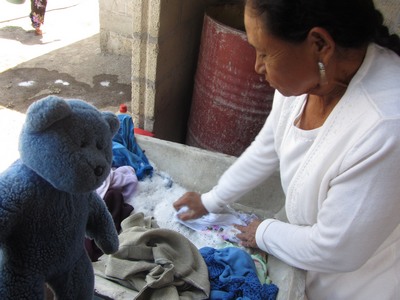 Doing laundry in Mexico