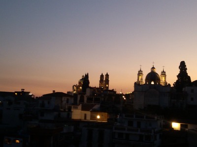 Dusk in Taxco de Alarcon, Mexico