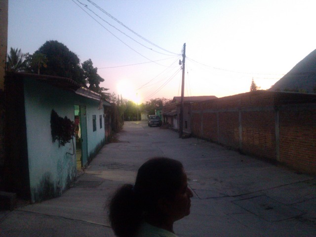 Street scene, El Ocotito, Mexico