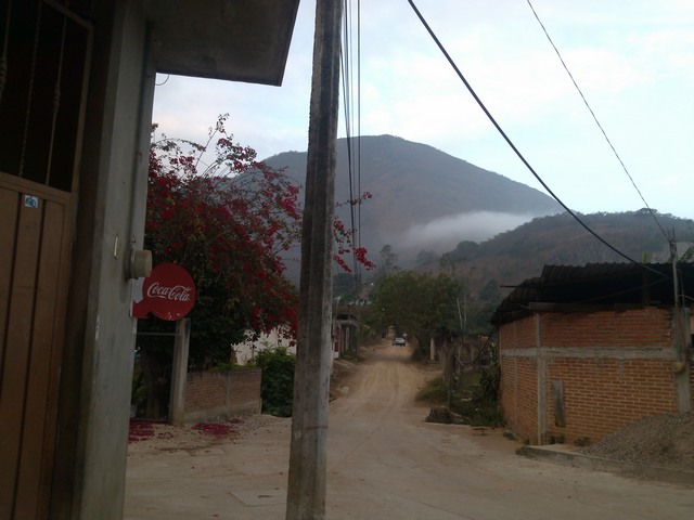 Street scene, El Ocotito, Mexico