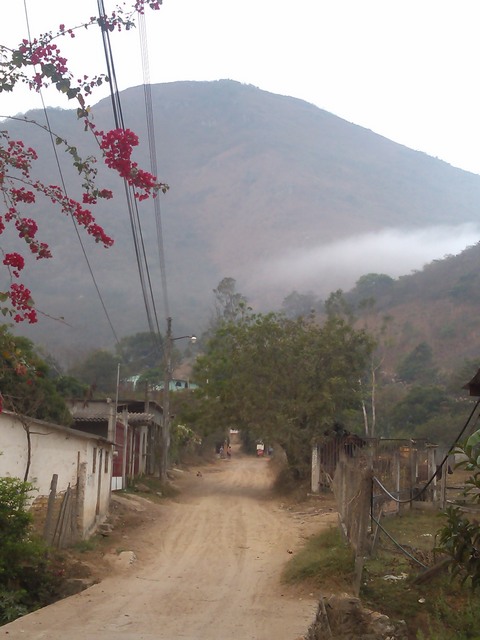 Road out of town, El Ocotito, Mexico