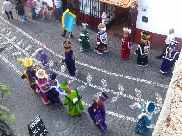 Lenten procession, Taxco de Alarcon, Mexico