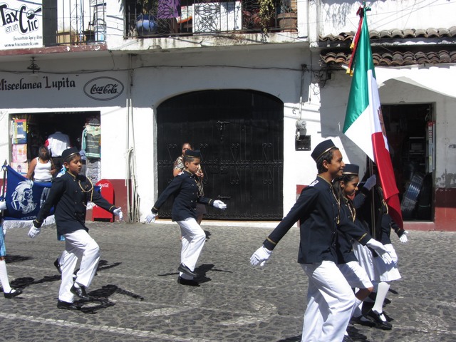 Flag Day celebration, Taxco de Alarcon, Mexico