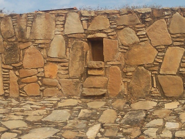The ball goes here, Tehuacalco archeological site, Mexico