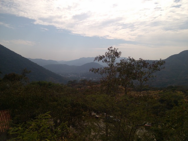 One of the four points (directional mountains, Tehuacalco archeological site, Mexico