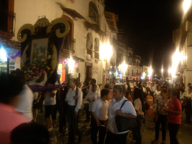 Lenten procession, Taxco de Alarcon, Mexico