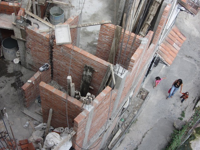 Construction site, Future Hotel de Mineral de Taxco, Taxco de Alarcon, Mexico