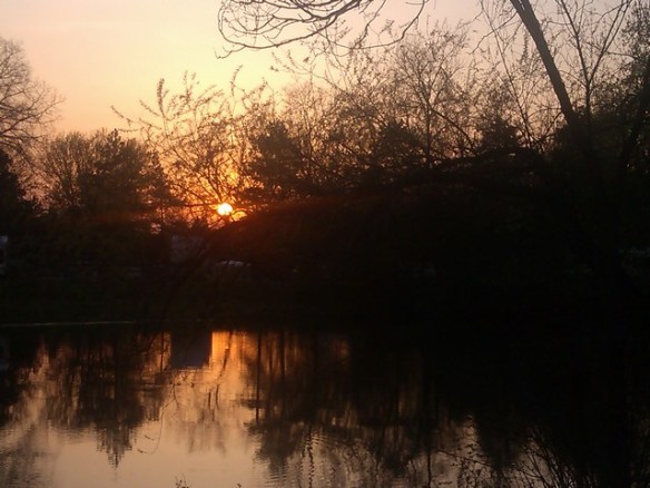 Sunset, Wheeler's Campground, Baraboo, Wisconsin