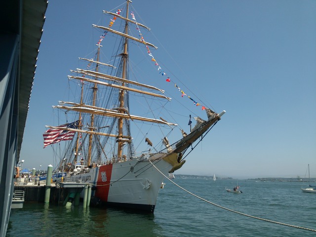 USS barque Eagle, Tall Ships festival, Portland,Maine