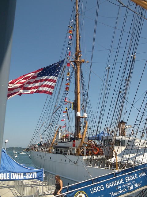USS barque Eagle, Tall Ships festival, Portland,Maine