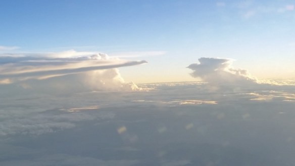 Cloud bank over Mexico