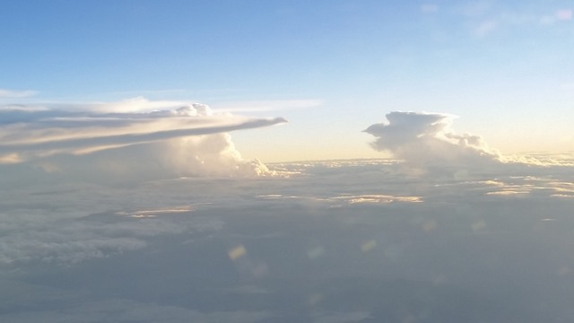 Cloud bank over Mexico