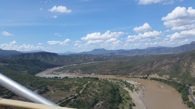 Swollen river, Mexico