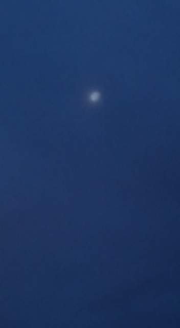 Hazy moon, Taxco de Alarcon, Mexico