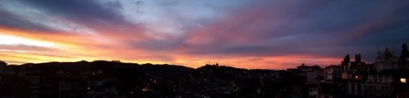 Sunrise over Taxco de Alarcon - Panorama